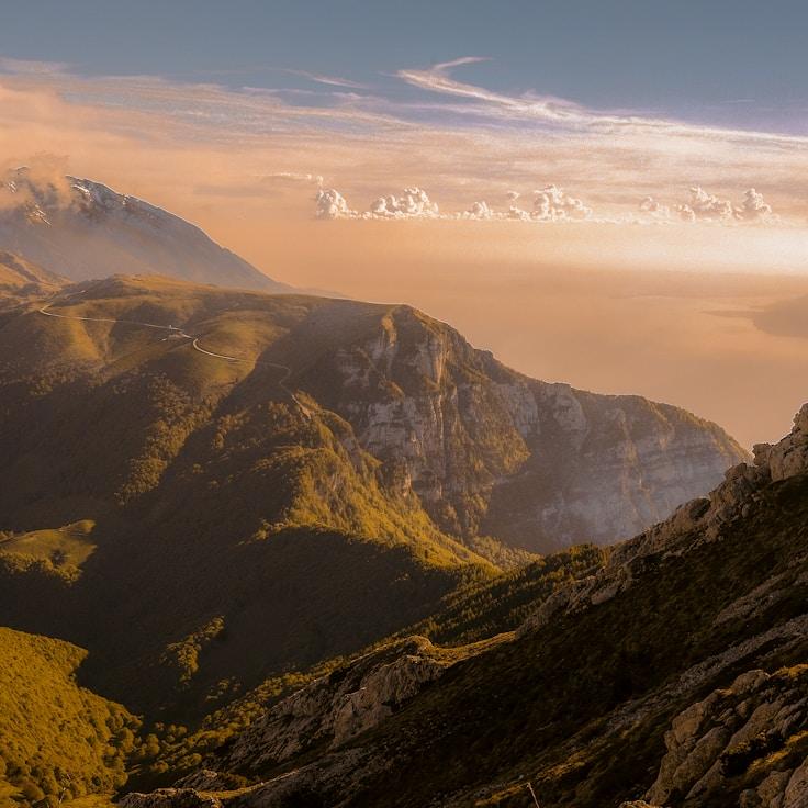 National parks landscape